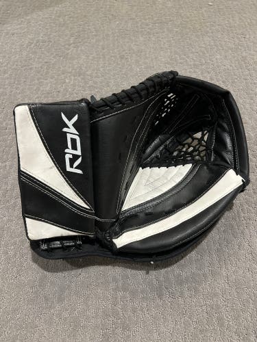 Reebok XPulse Black and White Goalie Glove