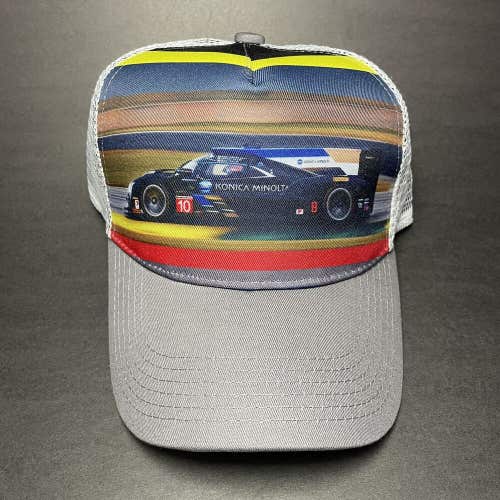 New Konica Minolta IMSA Race Car Racing Cadillac Trucker SnapBack Mesh Hat