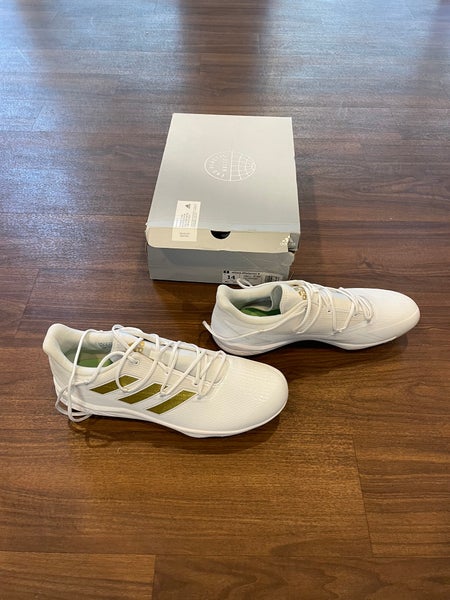 White Men's Metal Low Top Adizero Afterburner