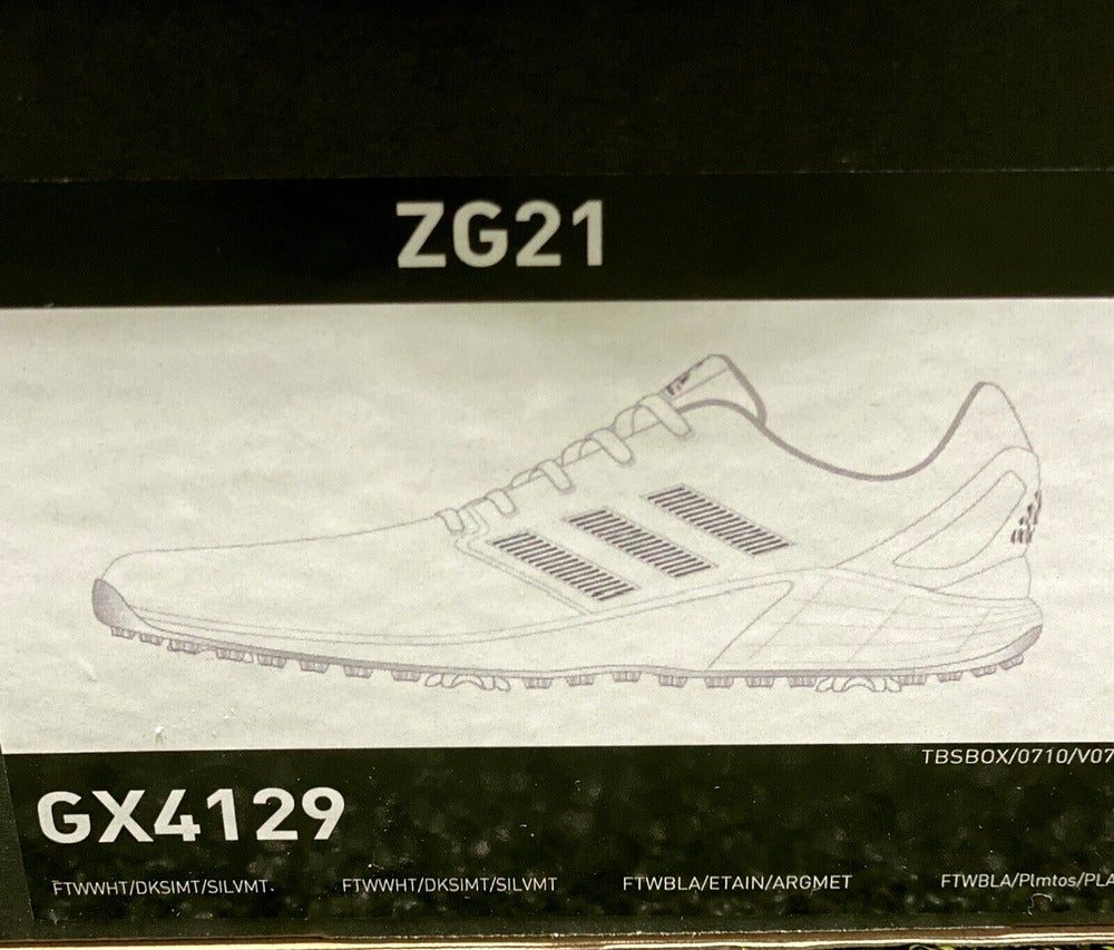 Adidas ZG21 Mens Golf Shoes GX4129 White 9 Medium (D) New in Box #79529 |  SidelineSwap | Buy and Sell on SidelineSwap