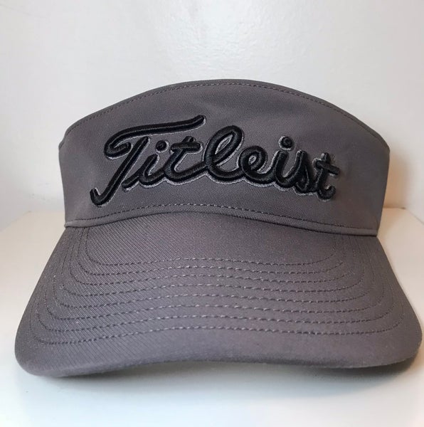 Titleist Golf Tour Visor Dark Grey Pro V 1 and FJ Logo HighCrown SidelineSwap