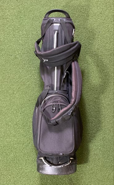 Ping E2 Carry Stand Bag Black 4-Way Divide Dual Strap Golf Bag