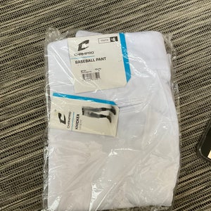 White New Small Champro Game Pants