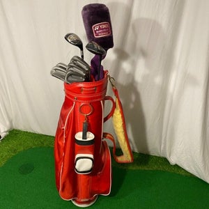 Womens Mizuno and Yonex Golf Club Starter Set With Bag