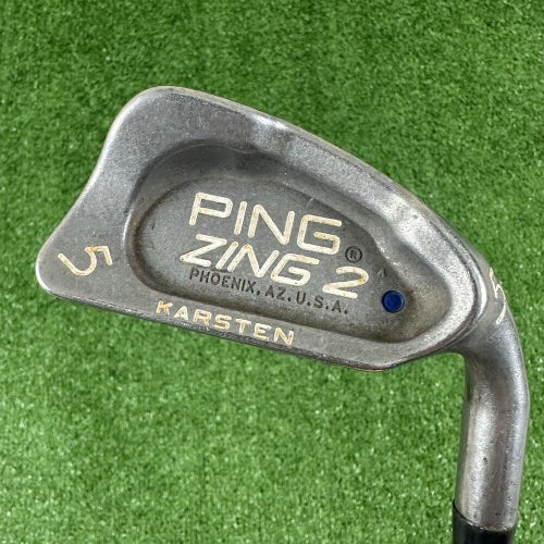 Ping Zing 2 5 Iron Graphite Shaft Regular Flex Right Handed Blue Dot NEEDS GRIP