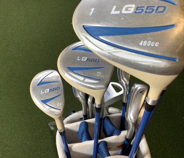 Merchants of Golf LG550 Set 1W, 3W, 7W, 5H, 6-9i, PW, SW, Putter Stock Ladies RH