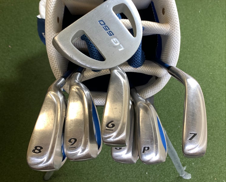 Merchants of Golf LG550 Set 1W, 3W, 7W, 5H, 6-9i, PW, SW, Putter Stock Ladies RH