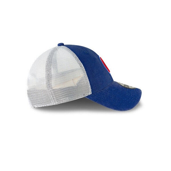  New Era Atlanta Braves Cooperstown Trucker 9Forty Adjustable Hat  Blue : Sports & Outdoors