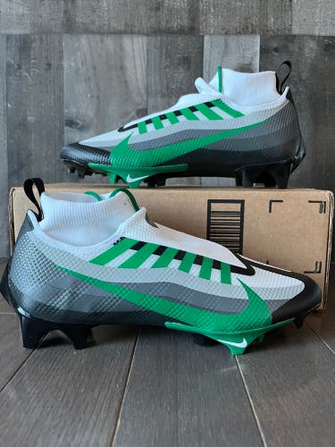 Nike Vapor Edge 360 Pro Football Cleats White Green DV0778-005 Men's Size 9