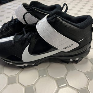 Black Men's Molded Cleats Low Top Force Zoom Trout 7
