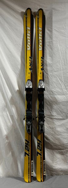 Volkl 724 AX3 177cm 108-70-96 r=19.2m Skis Marker Titanium 1200 Bindings