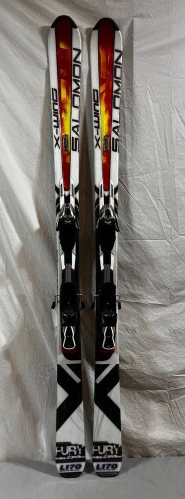 sortere midtergang lektier Salomon X-Wing Fury 170cm 128-84-110 Skis Salomon 12Ti Adjustable Bindings  | SidelineSwap