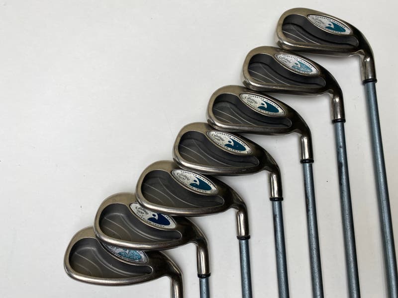 Callaway - D163 Callaway キャロウェイ HAWK EYE アイアン レディース Callaway Hawkeye Iron Set 3-PW+SW Hawk Eye Gems Ladies