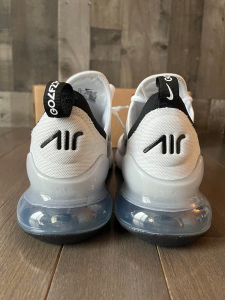 Nike Mens Air Max 270 Golf Shoes White Black Pure Platinum