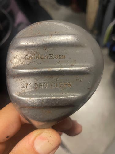 Golden Ram vintage golf wood LH.  Steel shaft left handed