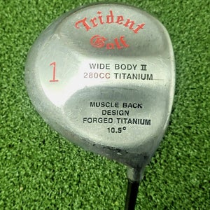 Trident Golf Wide Body II Ti Driver 10.5* / RH / Regular Graphite ~44.5"/ jd7817