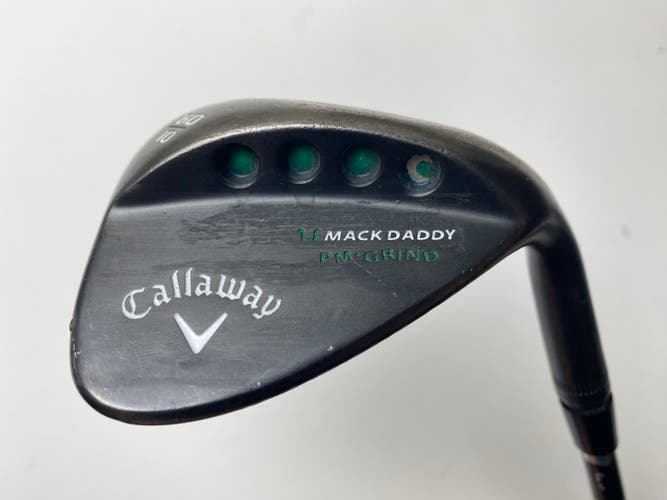 Callaway Mack Daddy Black PM Grind Lob Wedge LW 60*10 DG S400 Stiff Steel Men RH
