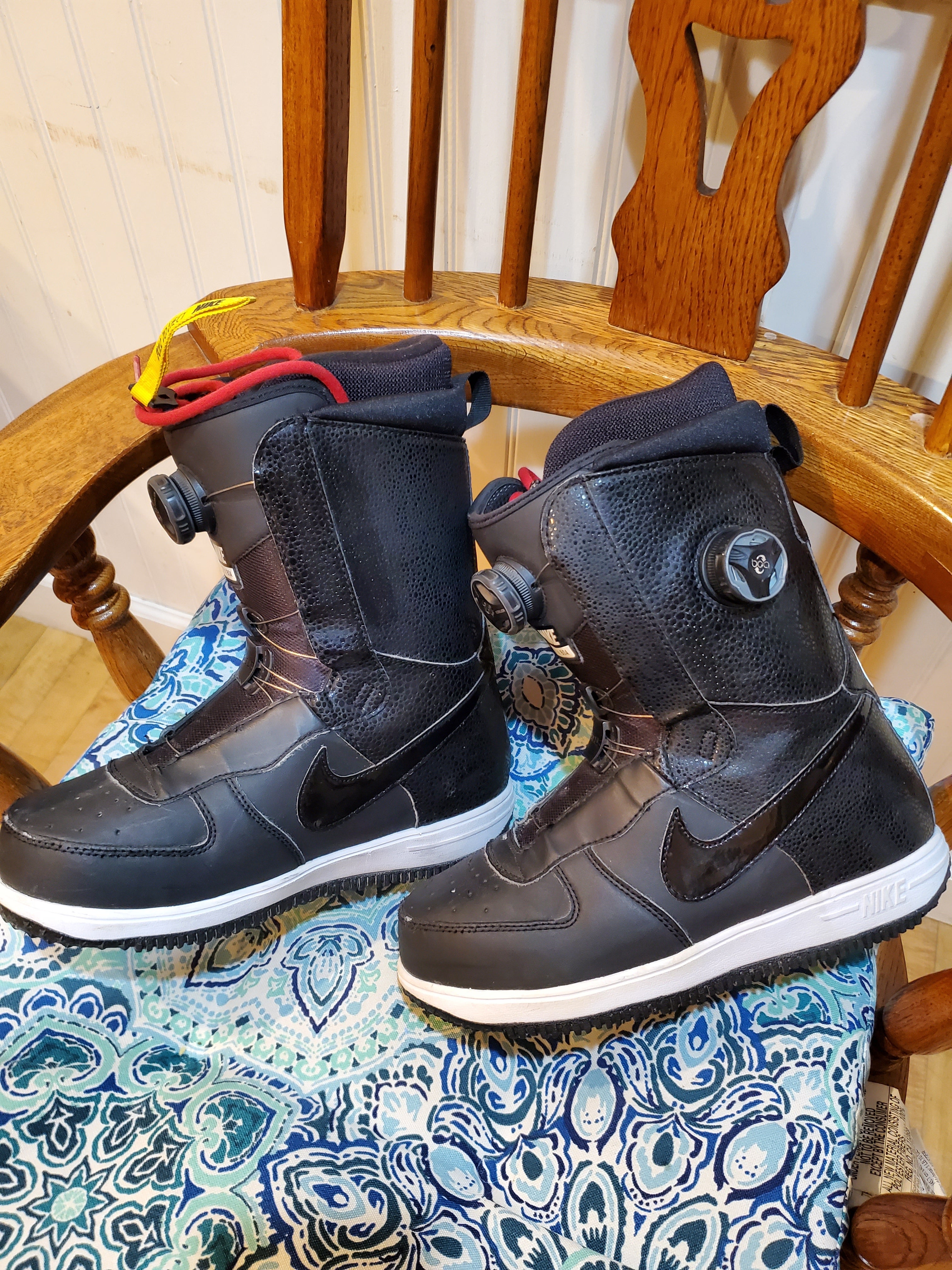 Nike Zoom Force 1 x BOA ZF1 Black WITH BOA Snowboard Boots 