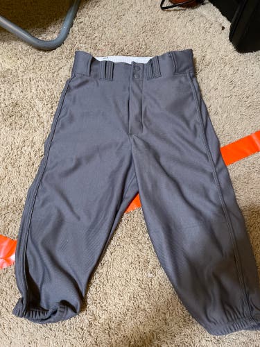 Gray New Small Baseball Pants