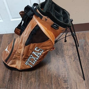 Nike University of Texa Longhorns Dual Strap Golf Stand Bag Orange
