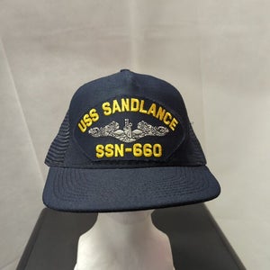 USS Sandlance SSN-660 Mesh Snapback Hat