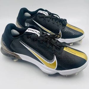 Men’s Nike Force Zoom Trout 7 Pro Baseball Cleats Black Gold CQ7224-012  Size 11.5