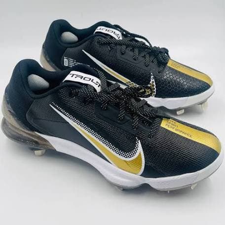 Men’s Nike Force Zoom Trout 7 Pro Baseball Cleats Black Gold CQ7224-012  Size 11.5