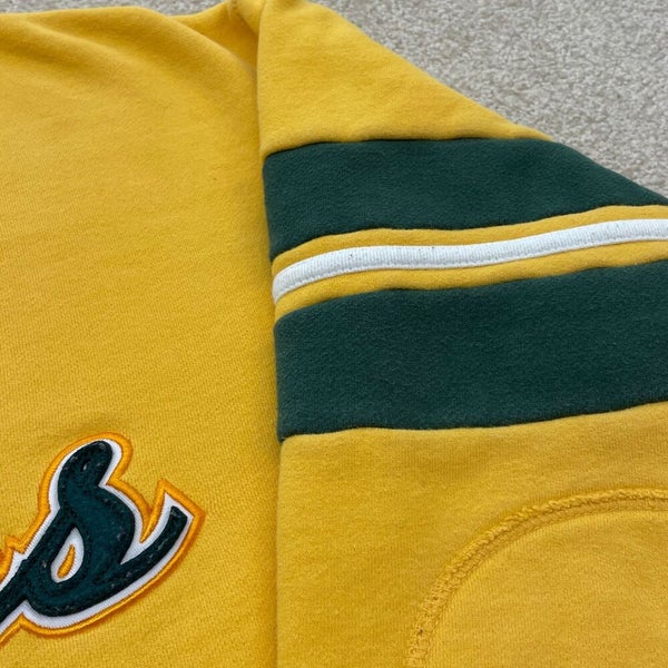 Green Bay Packers Sweatshirt Men Medium Yellow NFL Football Sweater  Pullover