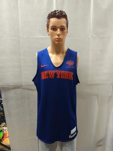 Team Issued New York Knicks Reversible Practice Jersey Nike LT Theo Pinson