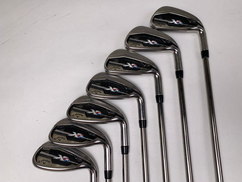 Callaway XR Iron Set 5-PW+AW UST Mamiya Recoil 460 F3 Regular Graphite Mens RH