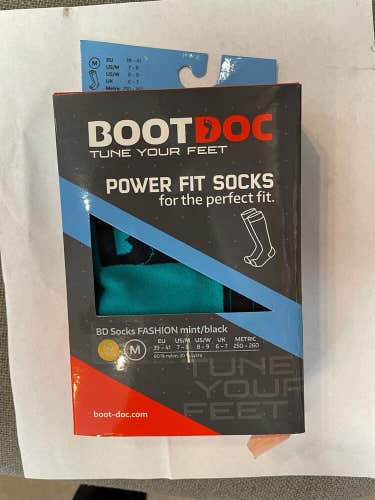 Boot Doc socks Power Fit Mint Size Medium 