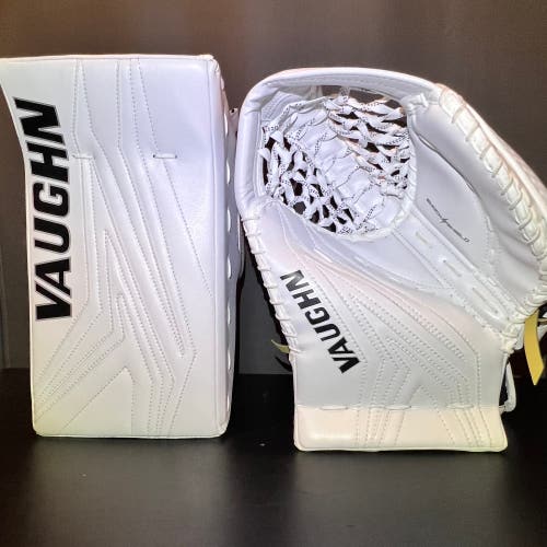 New Vaughn SLR3 Senior Pro Carbon Goalie Glove Set
