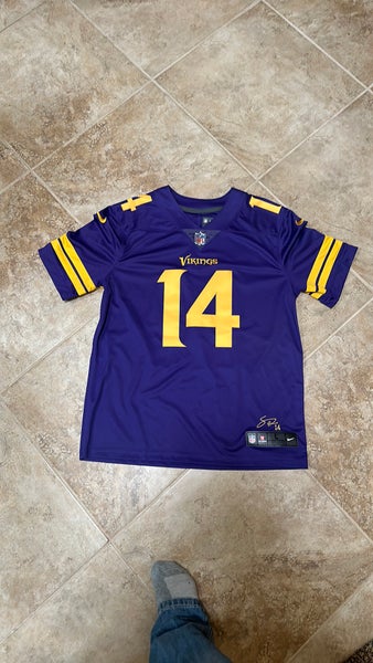 Men's Minnesota Vikings Stefon Diggs Nike Purple Game Jersey