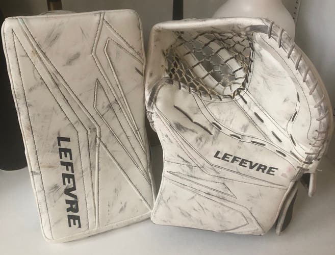 True/Lefevre 20.1 Pro Hockey Goalie Gloves Set Blocker & Catcher