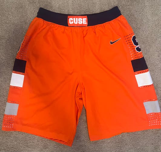Nike Syracuse Dri-Fit Basketball Issued Shorts