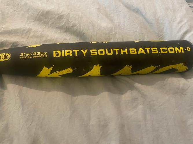 Used USSSA Certified Dirty South Composite KAMO Bat (-8) 23 oz 31"