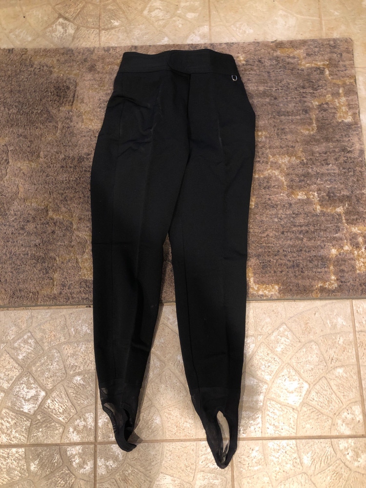 Used Black Adult Women's Ski Pants Size 6