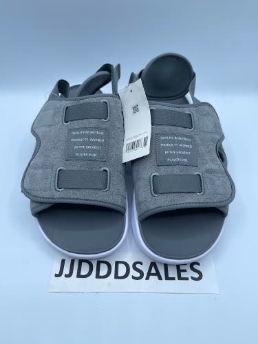 NIKE AIR JORDAN LS SLIDES SANDALS DJ9857-002 COOL GREY MEN’S SIZE 12 $80.