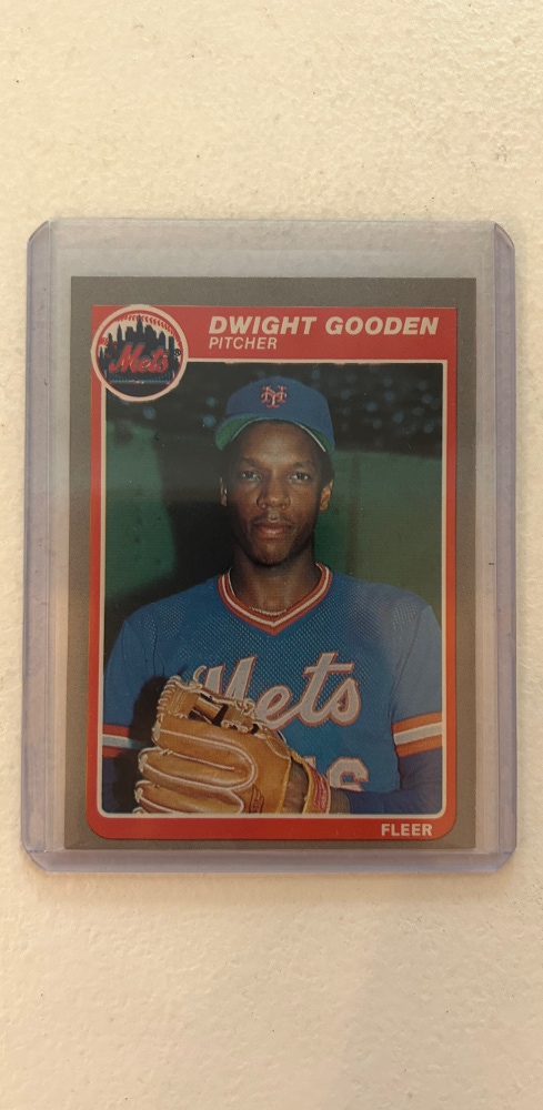 1985 Fleer Dwight Gooden Rookie Card #82