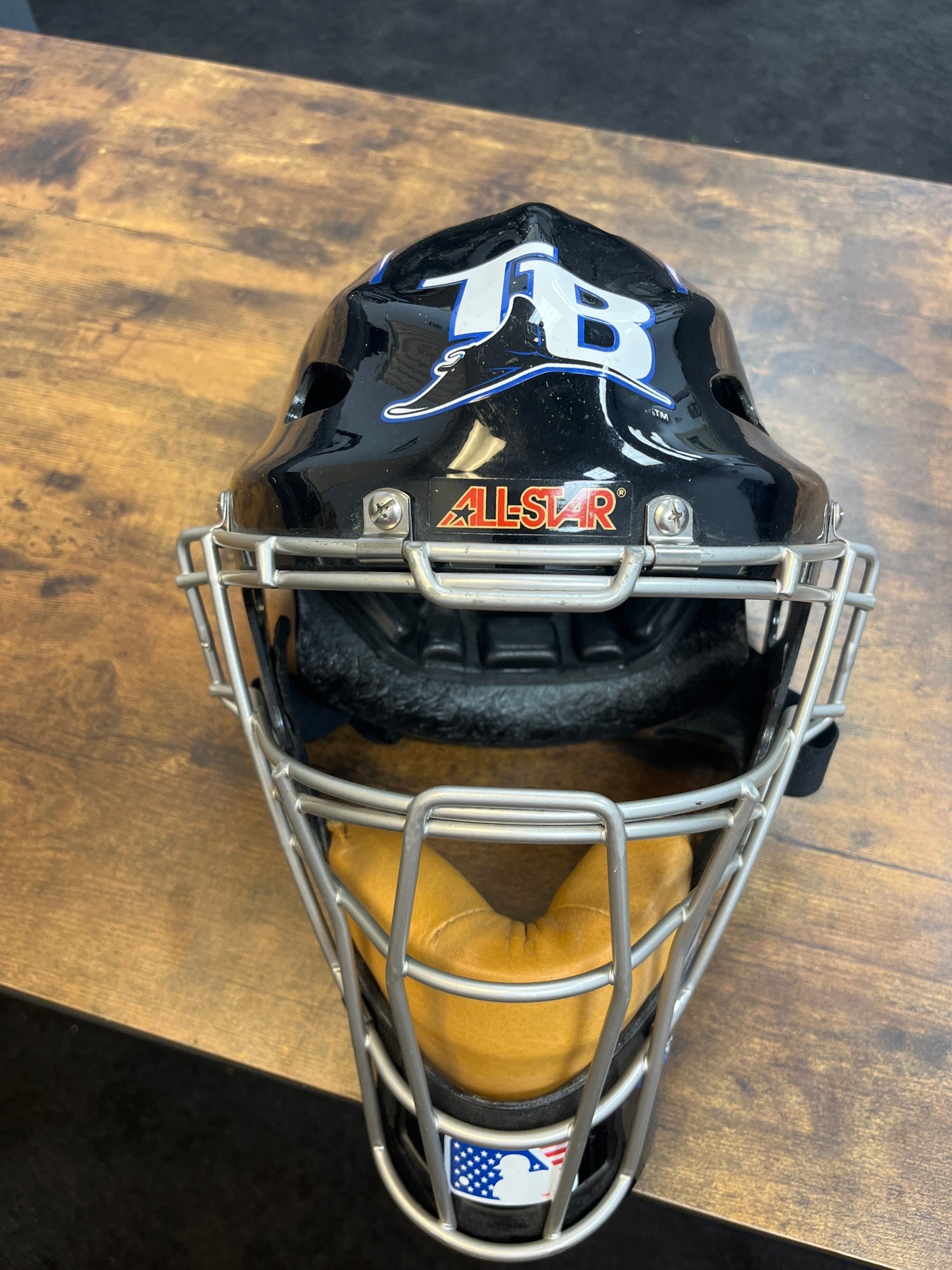 All Star MVP2000. Yadi style pro issue Rays catchers mask