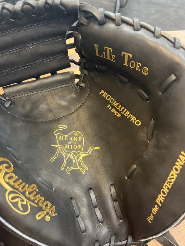 Rawlings Pro Issue Catchers Mitt Heart Of The Hide Brand New