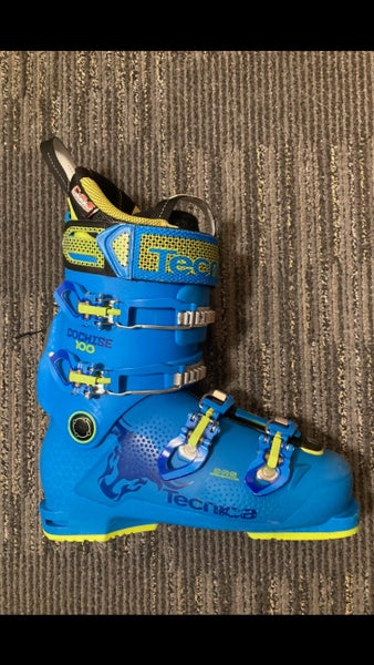 Tecnica 100 Cochise Ski Boots Medium Flex Size 27.5 Unisex Used