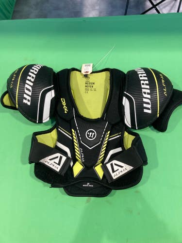 Used Junior Medium Warrior Alpha DX Shoulder Pads