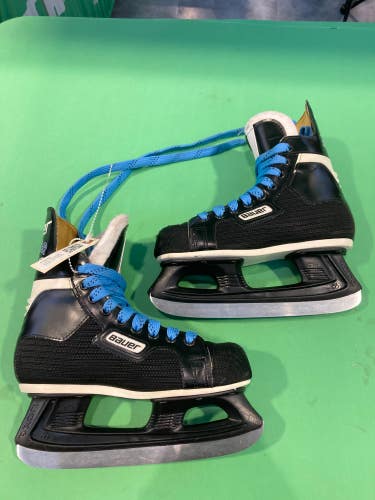 Junior Used Bauer Supreme 90 Hockey Skates D&R (Regular) 3.5