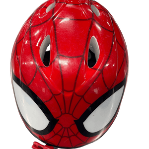 Used Spiderman Sm Bicycle Helmets