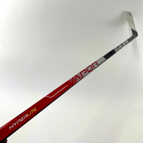 Repaired Left Handed Red Bauer Hyperlite | 70 Flex | P92M Curve | Grip | #E353