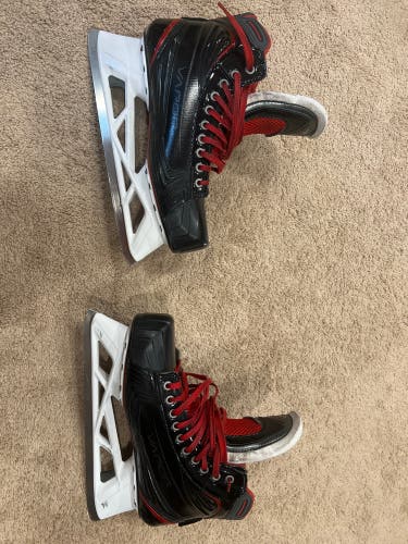 Used Bauer Regular Width Size 11.5 Vapor 1X Hockey Goalie Skates