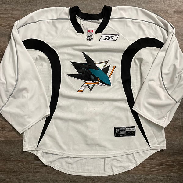 Pro Stock San Jose Sharks Reebok Training Camp Goalie Cut Jersey