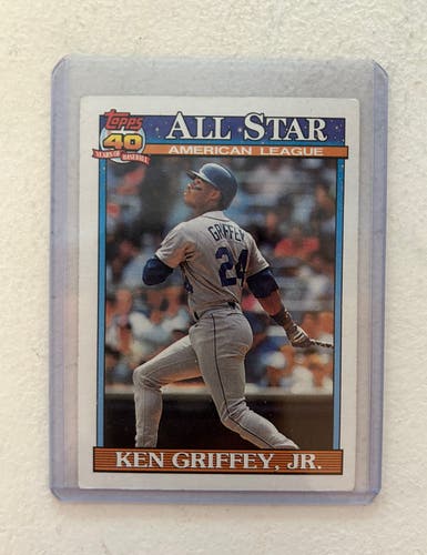 1991 Topps 40th Anniversary Ken Griffey Jr. Baseball Card #392