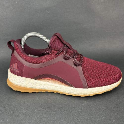 Adidas Pureboost X All Terrain Womens 8 Red Night Burgundy Running Shoes BY2693